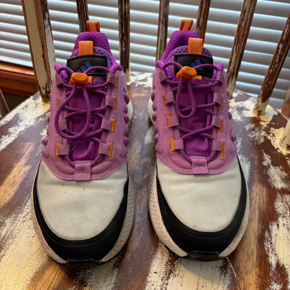adidas X-PLRphase Purple/Gray/ Orange ladies Athletic Sneaker